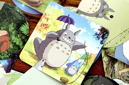 Colección Con 20 Stikers Del Anime Totoro (studio Ghibli)