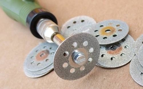 10 Disco De Corte Diamantado 22mm Retifica Dremel Bosh Tools