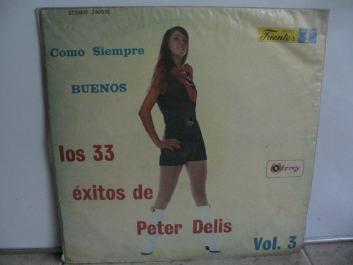 Lp Vinilo Peter Delis Los 33 Éxitos Volumen 3