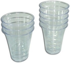 Kit Santa Ceia C Bandeja Grande 56 Calices + Bandeja De Pao