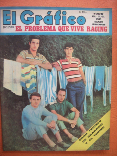 El Grafico 2473 28/2/1967 El Problema De Racing Gradassi