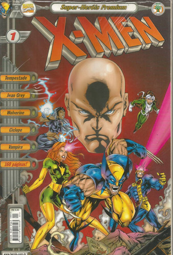 X-men Super-herois Premium 01 - Abril 1 Bonellihq Cx253 R20