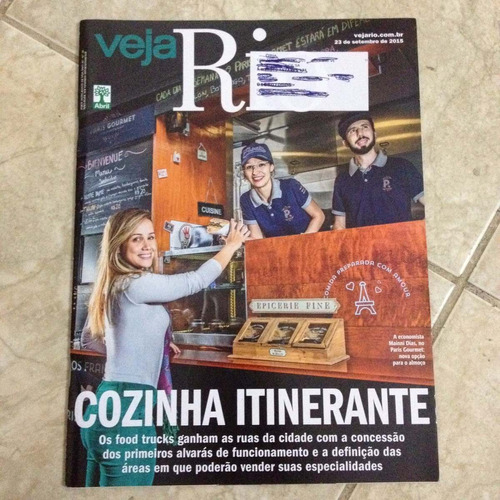 Revista Veja Rio 23/set/2015 Cozinha Itinerante Food Trucks