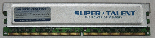 Memoria Super Talent Ddr2 1gb 533mhz Cl4 Disipador T5ub1gc4