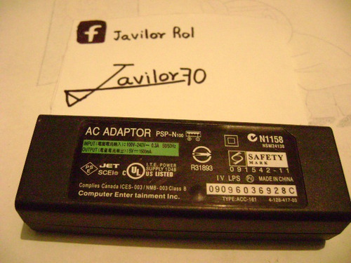 Cargador Psp Go Generico Funcionando Sin Cable Usb (Usado)