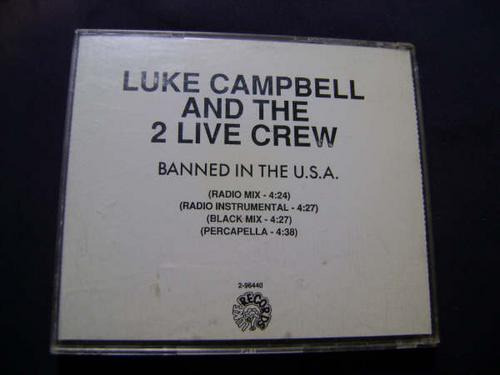 The 2 Live Crew - Banned In The U.s.a. Cd Maxi Single.