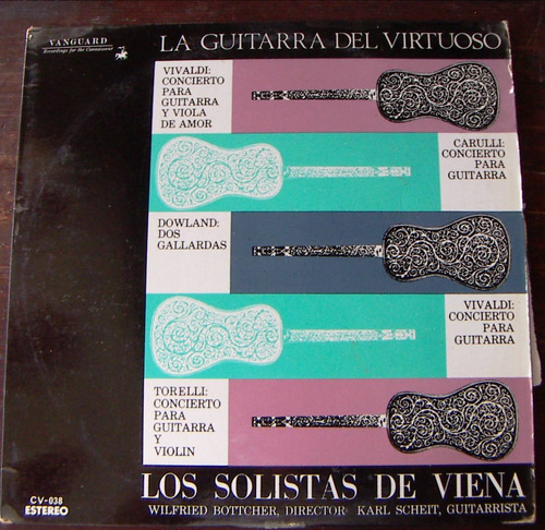 Clasica, Antonio Vivaldi, La Guitarra Del Virtuoso, Lp12´,