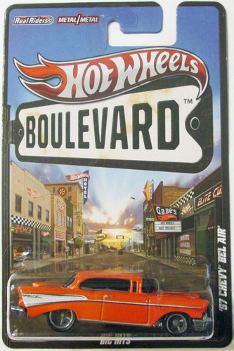 Hot Wheels Boulevard 1957 Chevy Bel Air Ruedas De Goma