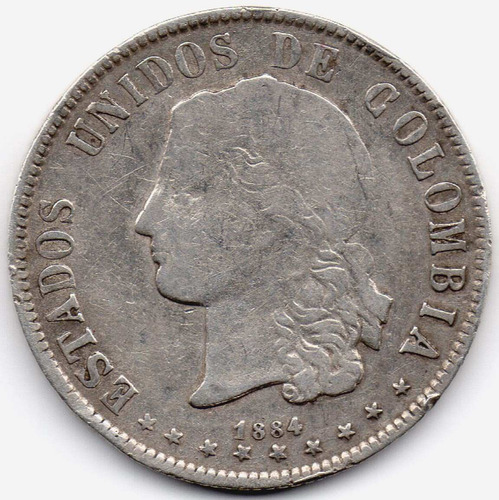 20 Centavos 1884 Medellín