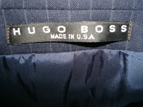 Hugo Boss Saco Einstein Nuevo Original Azul Rayas, No Gucci