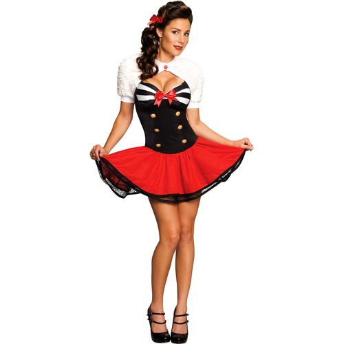 Disfraz De Marinera Sexy Para Mujer Talla: Xs Halloween