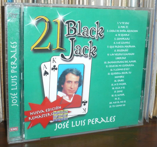 Jose Luis Perales Cd 21 Black Jack