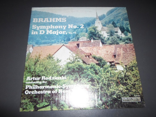 Brahms Symphony Nº 2 Artur Rodzinski * Vinilo Importado Usa