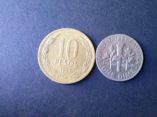 Moneda Estados Unidos One Dime Níquel 1971 (c45)