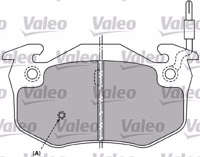 Imagen 2 de 4 de Balatas Renault Clio Sport Peugeot 206 Tras. Valeo 598396