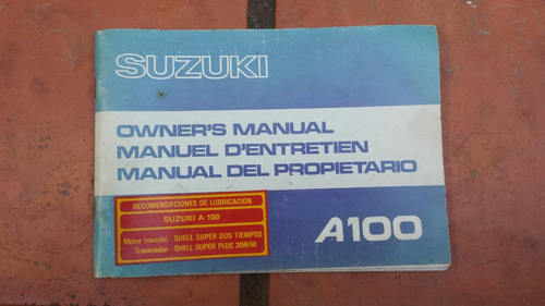 Manual Original Suzuki A 100