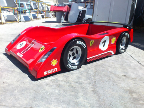 Cama Coche Ferrari Challenge Pirelli 458 Colchon Individual