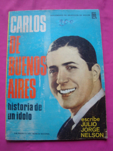 Revista: Suplemento De Seleccion De Idolos: Carlos Gardel