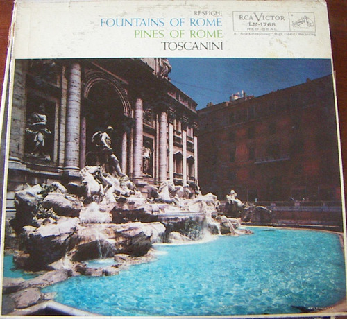 Clasica, Arturo Toscanini, Respighi Pines Of Rome, Lp 12´,