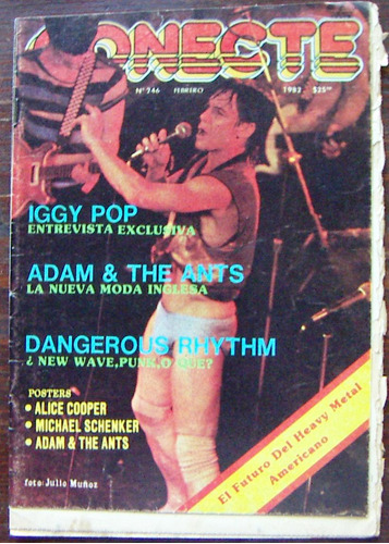 Revista Conecte, Iggy Pop, Def Leppard, Ron Wood, Kiss