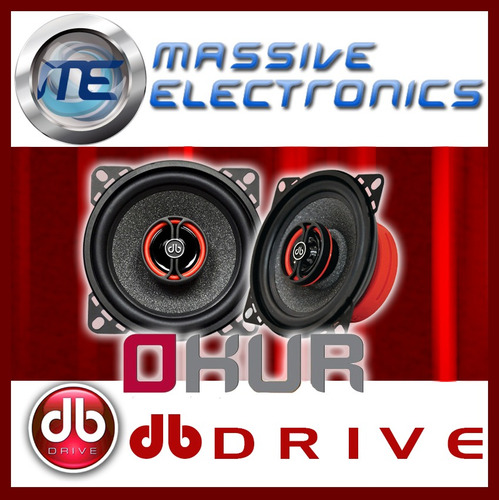 Imagen 2 de 4 de Set De Bocinas Db Drive S3 40 4 PuLG 175w / 45w 2 Vias