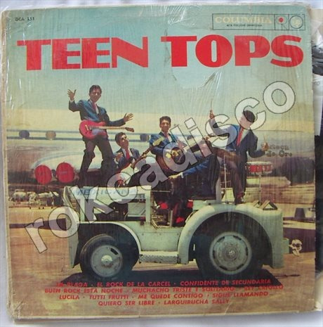 Rock Mexicano, Los Teen Tops, 1ra. Edición, Lp 12´, México