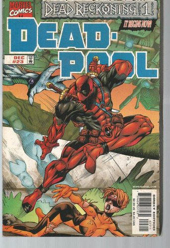 Deadpool N° 23 - Em Inglês - Editora Marvel - Formato 17 X 25,5 - Capa Mole - Bonellihq Cx446 H23