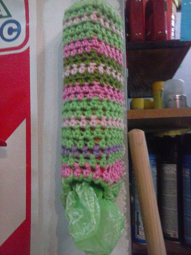 Bolsero Porta Bolsa Crochet