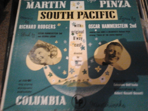 Disco Acetato De South Pacific Mary Martin Ezio Pinza
