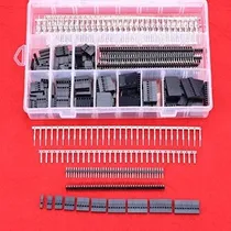 Comprar Hilitchi 515 Pcs 40 Pin 2.54mm Pitch De Una Fila Pin Cabezal