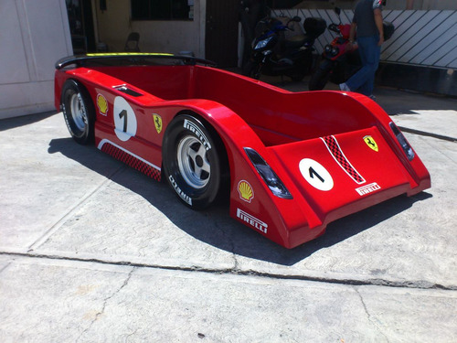 Cama Coche Ferrari Challenge Pirelli 458 Colchon Individual