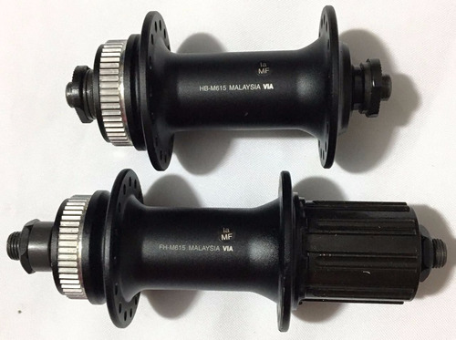 Imagem 3 de 6 de Cubo Shimano Deore Fh/hb-m615 32f 8/9/10v