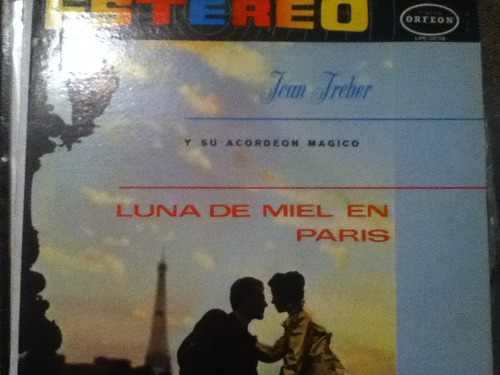 Disco Acetato De: Jean Freber Luna De Miel En Paris