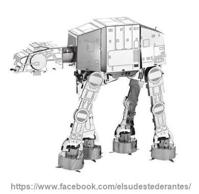 Puzzle Star Wars 3d De Metal / At-at