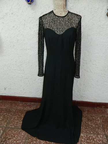 Vestido Fiesta Nº 247 Piedreria  Elegante