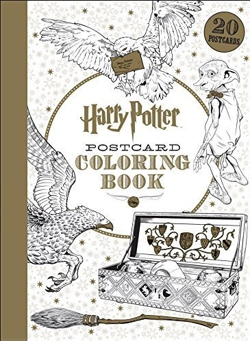 Harry Potter Postal De Libro Para Colorear