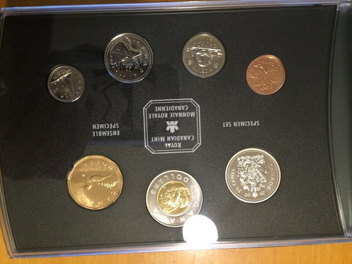 Can-s08 Set 7 Monedas Canada 2000 Specimen Ayff (Usado)