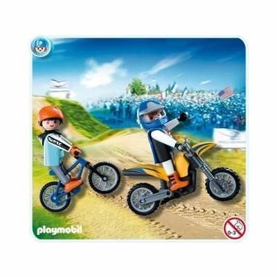 Playmobil Esporte Blister  Motocross Bicicross Frete Grátis