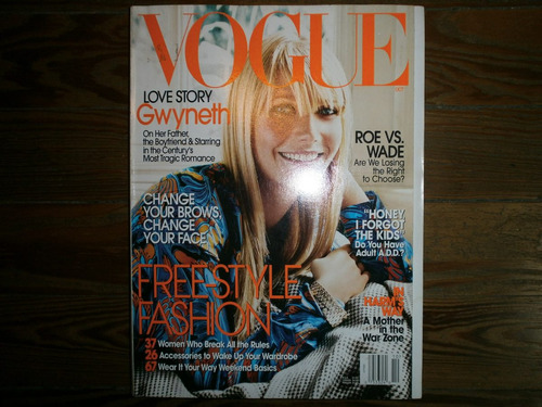 Revista Vogue Americana Usa October 2003 Gwyneth Paltrow