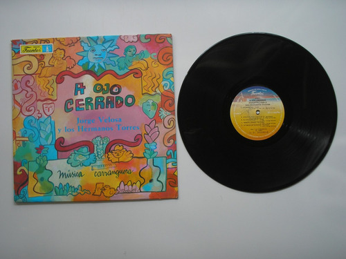 Lp Vinilo Jorge Velosa Hermanos Torres A Ojo Cerrado 1989