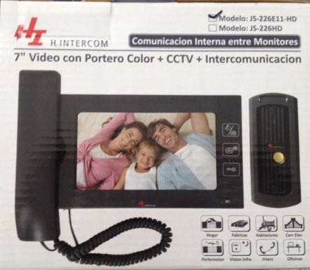 Imagen 2 de 6 de Portero Visor Hyundai Js-226 Lcd 7 Hd Color Antivandalico