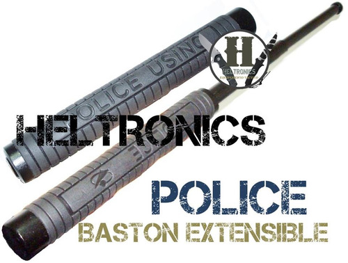 Imagen 5 de 6 de Baston Tonfa Extensible Rigido Police - Uso Policial - Funda