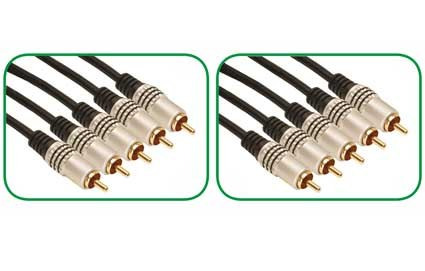 Cable Componente Video Alta Definicion Hdtv Rec Oro 3 Mt Vv9