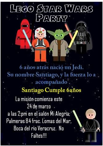 Star Wars Lego Kit Imprimible Para Tu Fiesta