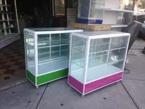 Comprar Vitrina Exhibidora Mostrador De Cristal Aparadores