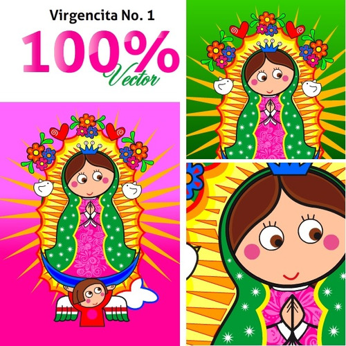 Virgencitas Y Santitos Para Imprimir A Gran Escala Vol.1