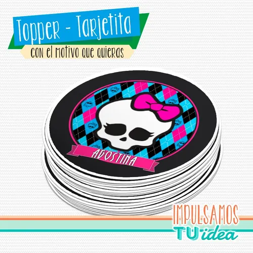 Monster High - Sticker Monster High Para Imprimir