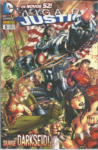 Imagem 1 de 1 de Liga Da Justiça 05 2ª Serie - Panini - Bonellihq Cx78 G19