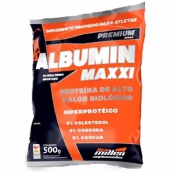 Albumina Maxxi (refil De 500g) - New Millen - Sabor Natural
