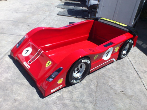 Cama Coche Ferrari Challenge Pirelli 458 Colchon Individual
